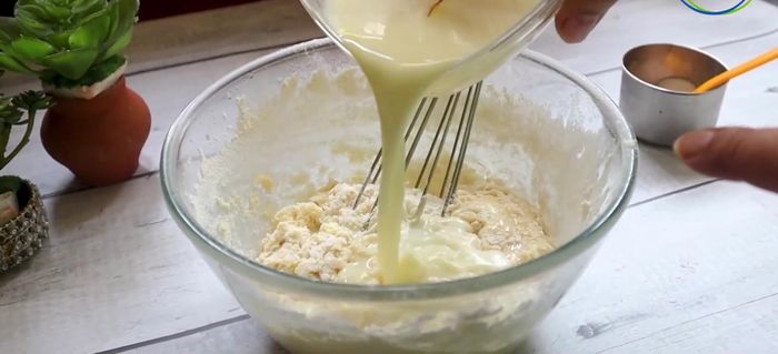 Prepare saffron milk by soaking saffron threads in milk. Add this to the batter.