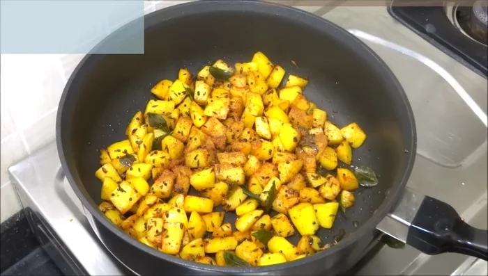 Add garam masala, mix, and cover. Cook on low flame for 1-1.5 minutes.