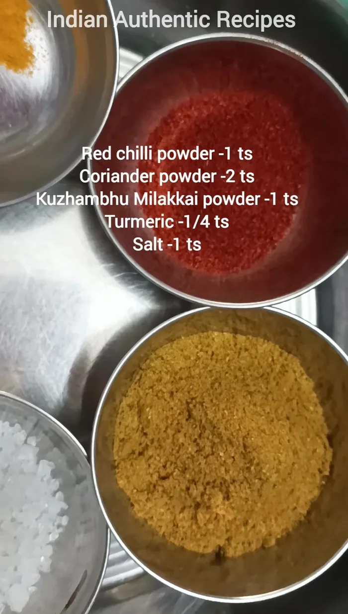 Fry mustard, cumin, and fenugreek seeds for seasoning.