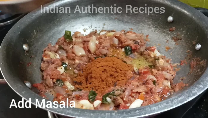Add the cleaned Nethili fish to the gravy.