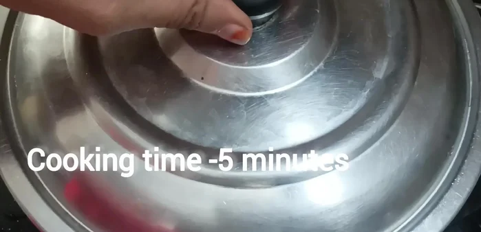 Add 1 cup of water, cover, and cook for 5 minutes.