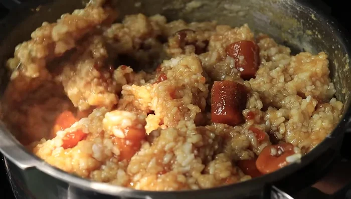 Cooking process continues (This step's detail is missing from the transcript)