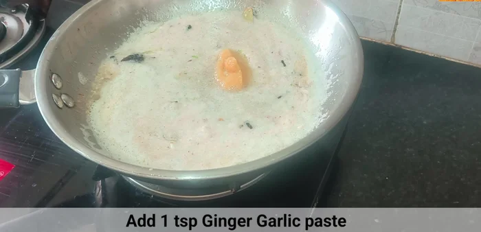Add spices and vegetables (if used).