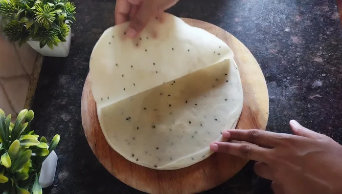 Cool and separate: Remove the cooked dough from the pan and let it cool completely. Once cool, carefully peel apart the layers of the dough.
