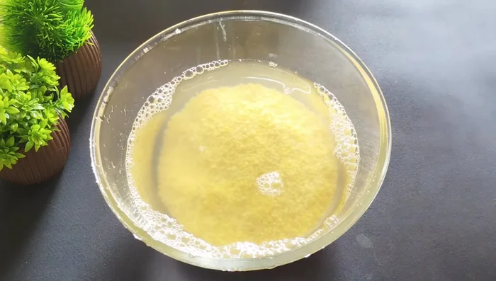 Soak the washed moong dal in water for at least 4-5 hours, or overnight.