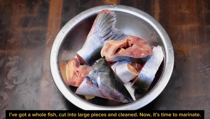 Prepare the fish.