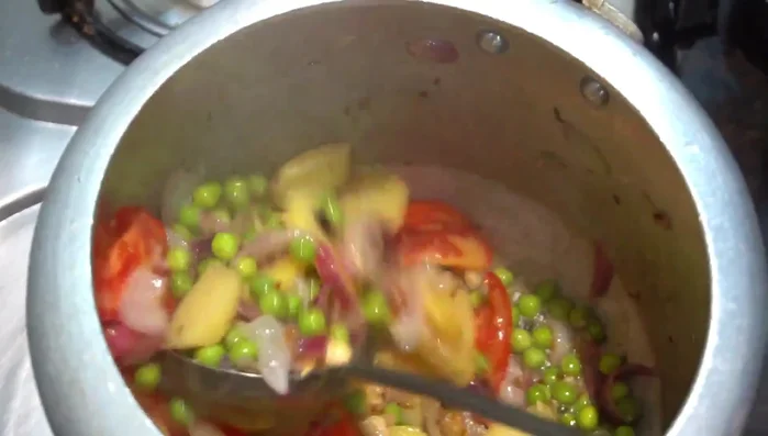 Add rice, double the quantity of water, butter, kewda essence, and salt.