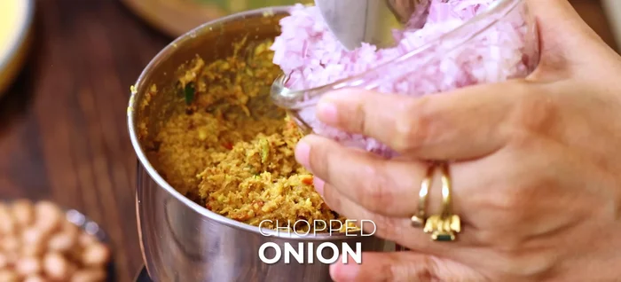 Add finely chopped onions; pulse for 2-3 minutes.
