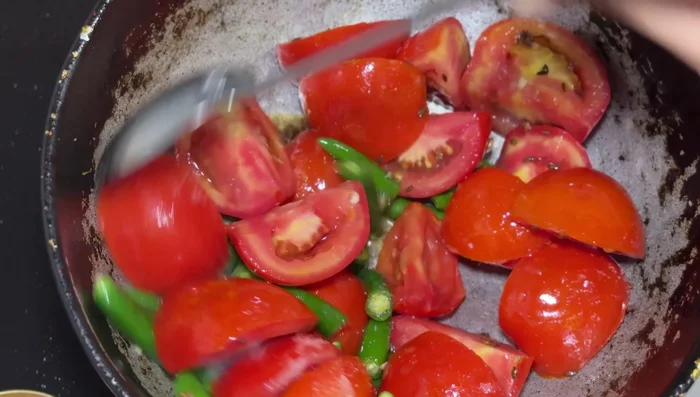 Add salt and fry well. Let it cool down.