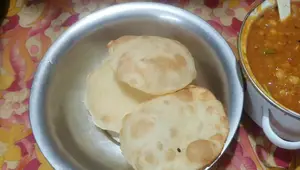 Chola Puri & Channa Masala: Easy South Indian Recipe