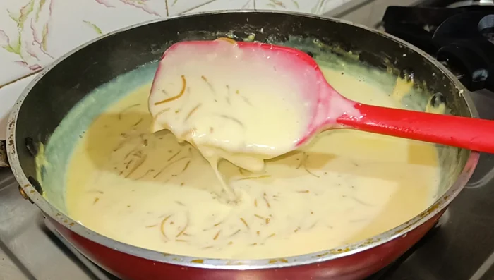 Remove from heat and let it cool to room temperature. It will thicken further in the refrigerator.