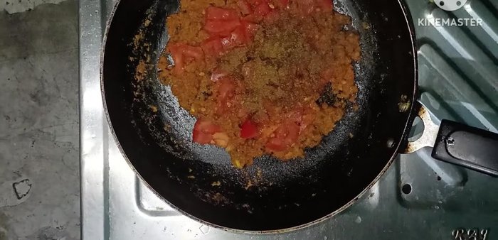 Add garam masala and cumin powder.