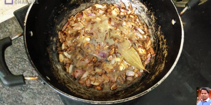Add ginger-garlic paste and fry for 2 minutes on medium-low heat. Add a little water if needed.