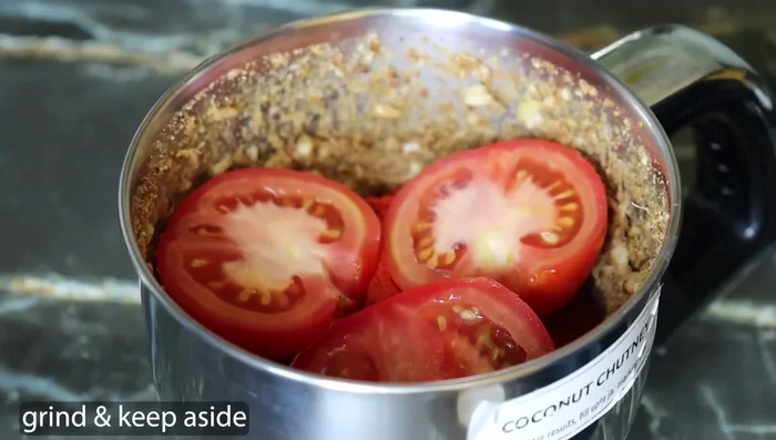 Heat oil in a pot. Add mustard seeds and curry leaves.