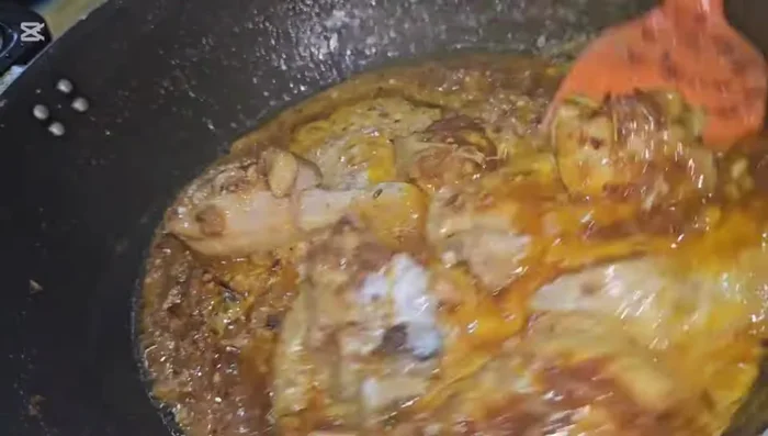 Add yogurt/curd and cook for another 10 minutes (208.28).