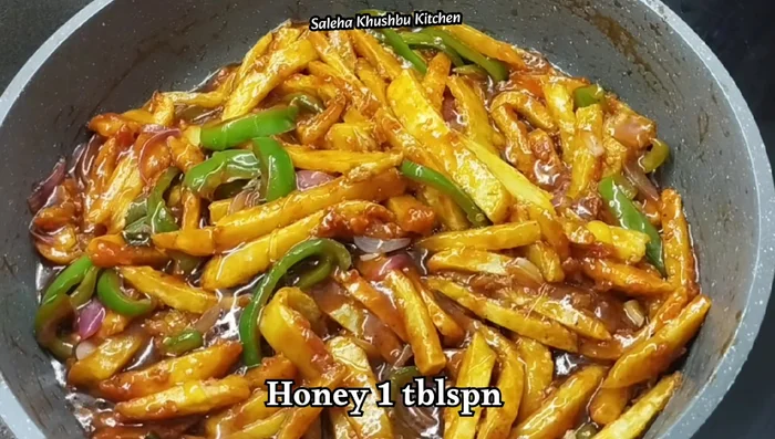 Remove from heat. Stir in honey (optional) and sesame seeds.