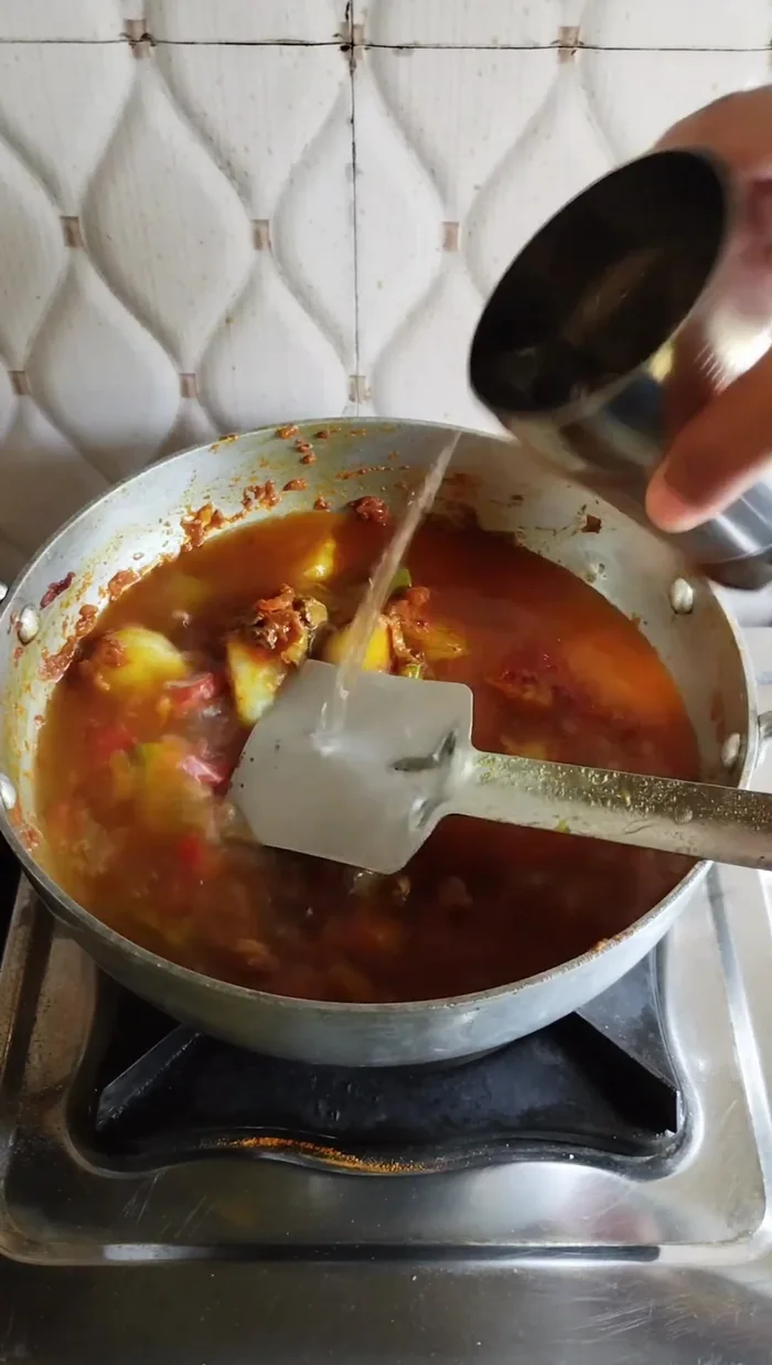 Simmer: Add water, cover and simmer for 5-10 minutes until the vegetables are cooked.
