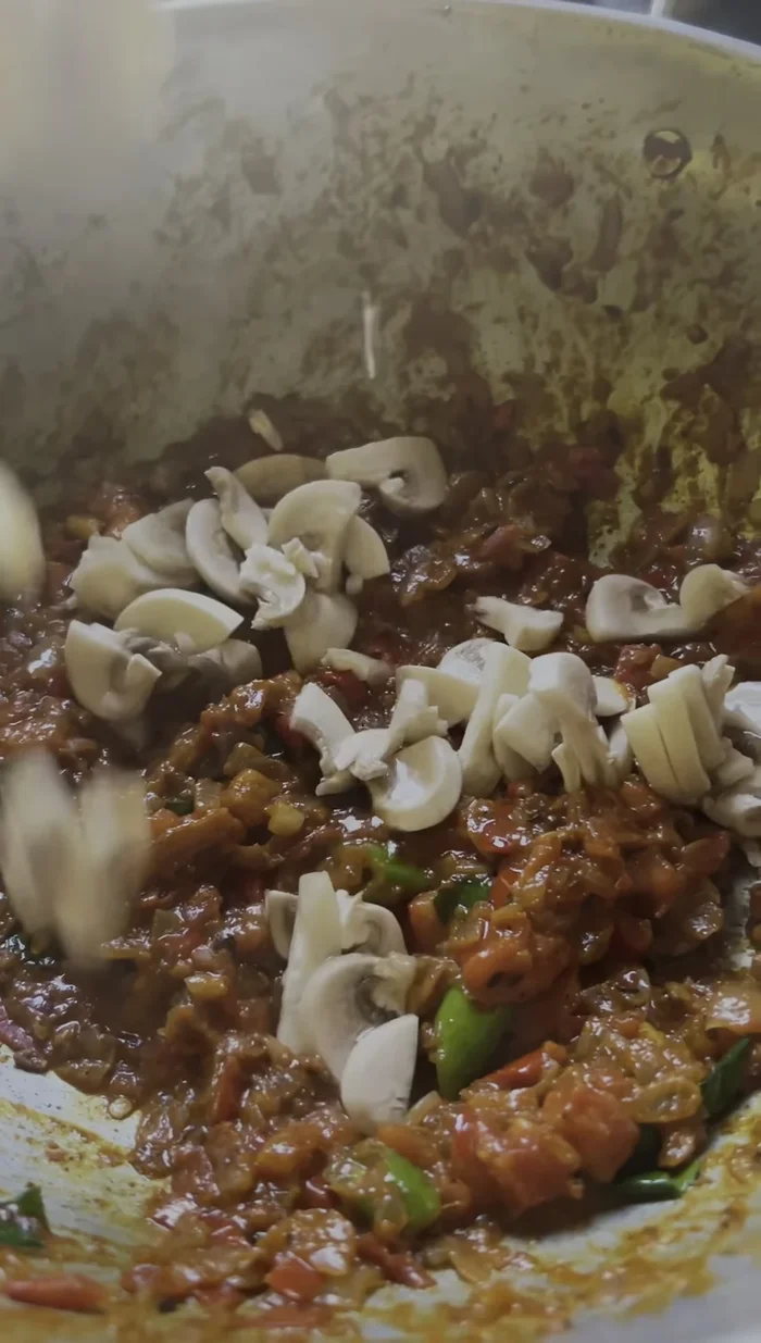 Add a little water, and simmer.