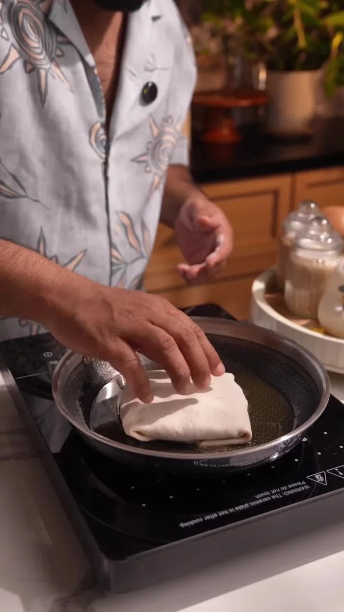 Cook: Shallow fry or (preferably) air fry for 3-4 minutes per side, until golden brown.
