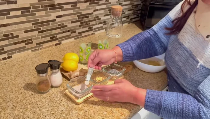 Add black salt (1/4 tsp per glass).