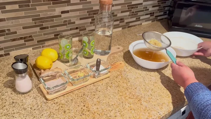 Strain the mixture into a separate bowl.