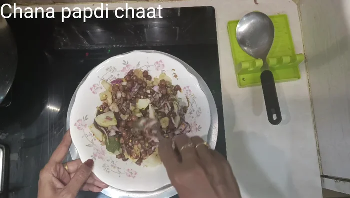 Add 1 teaspoon of chat masala.