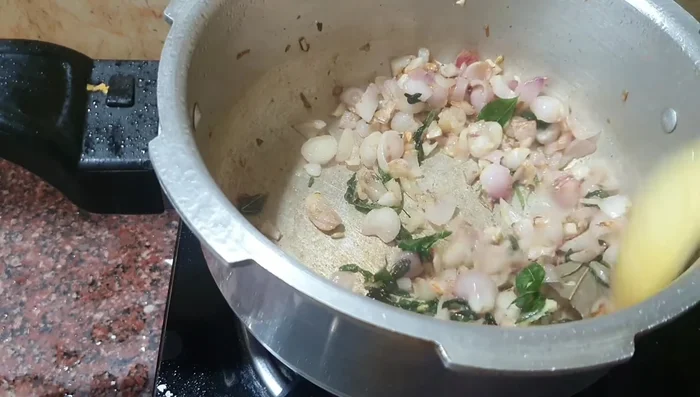 Add ginger-garlic paste and fry well.