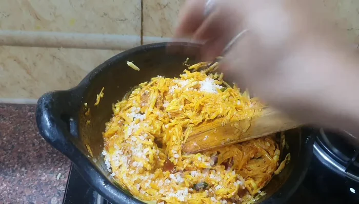 Add salt to taste (rock salt is recommended).