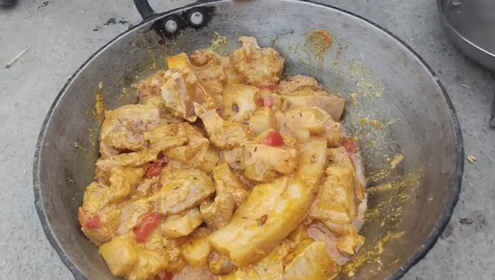 Add the fried onions.
