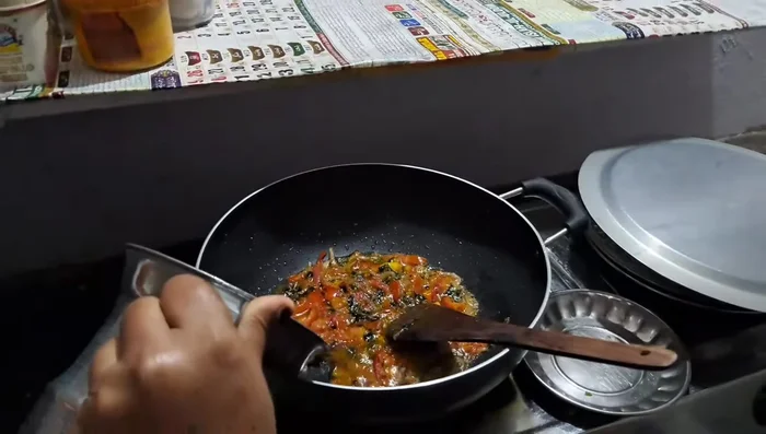 Add water and bring to a boil.