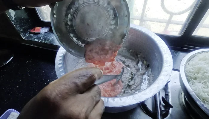 Add chopped tomatoes and cook well.