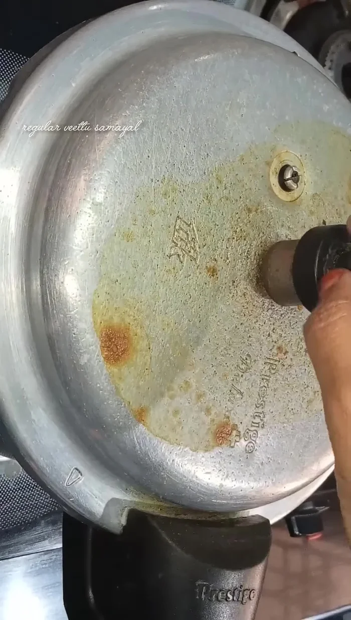 If you prefer a thicker curry, cook for 2 whistles and let it sit.