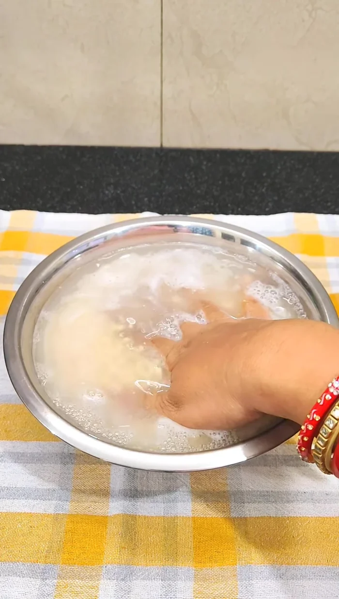Wash urad dal thoroughly 2-3 times and soak in water for 2-3 hours until soft.