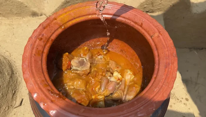 Add a little water, cover, and cook until mutton is tender.