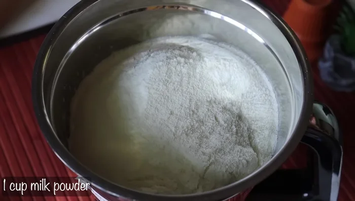 Add 1 cup of milk powder.