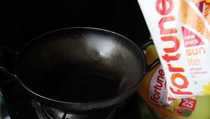 Heat a pan and add 3 tablespoons of Parsun Sunflower Oil. Add anise and fry until fragrant.