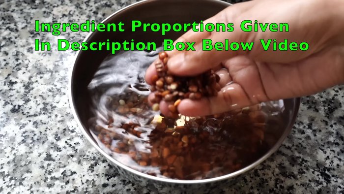 Soak brown lentils in water for about an hour (optional).
