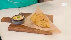 No-Oven Domino's Style Stuffed Garlic Bread Recipe