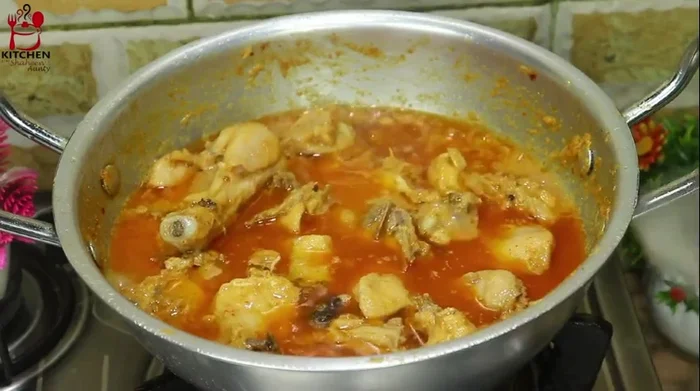 Simmer for another 10-12 minutes, until chicken is cooked through.