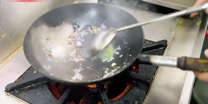 Add chopped onions.