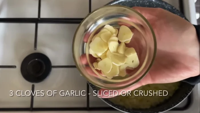 Add garlic and cook for a couple of minutes until softened.