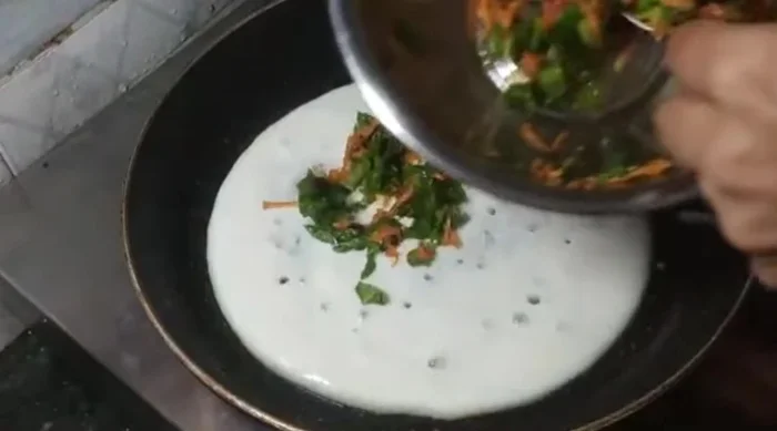 Top with the vegetable stuffing. (116.799)