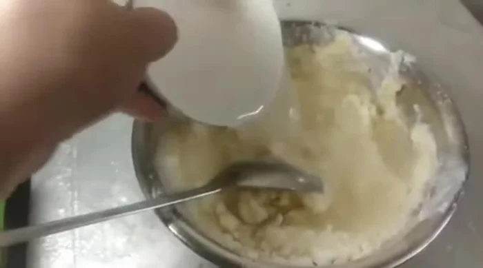 Add water gradually to the batter and mix until smooth. (30.88)