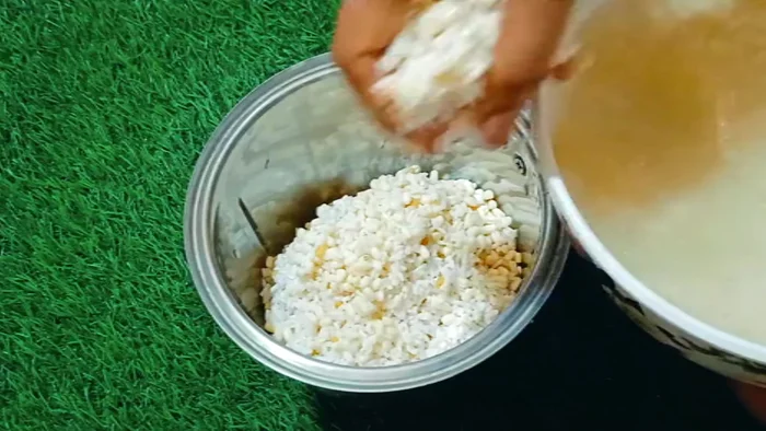 Grind soaked rice, urad dal, and fenugreek seeds into a smooth batter, adding water as needed. Ensure no roughness remains.