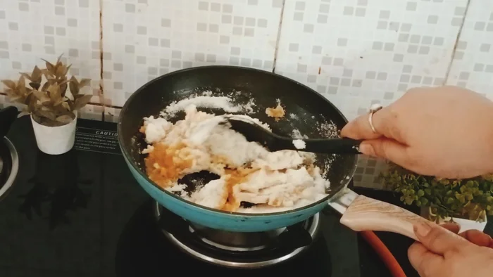 Add milk powder (optional).