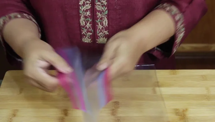 Cut the rolled dough into small pieces (desired size).