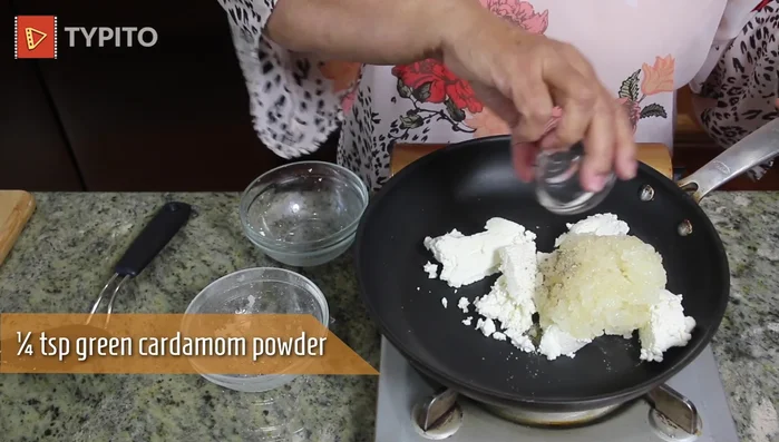 Add cardamom powder and mix thoroughly.