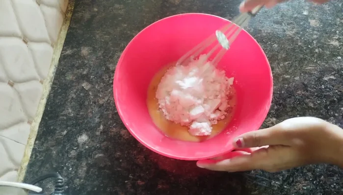 Add 1/2 cup of powdered sugar (homemade is best; grind sugar in a grinder). Beat well for 5 minutes until light and fluffy.