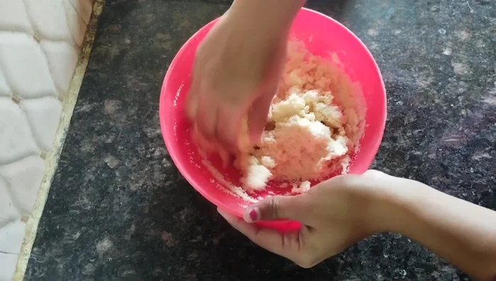 Mix thoroughly until a dough forms. Let it rest for 30 minutes to 1 hour.