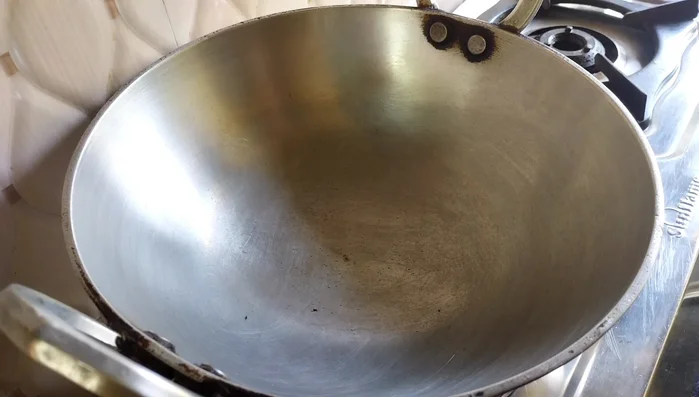 Heat a pan on medium flame and add one cup of jaggery.